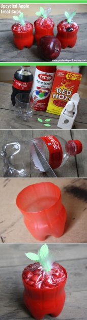 Cómo aprovechar las botellas de coca-cola de manera original y hacer envoltorios para regalo 