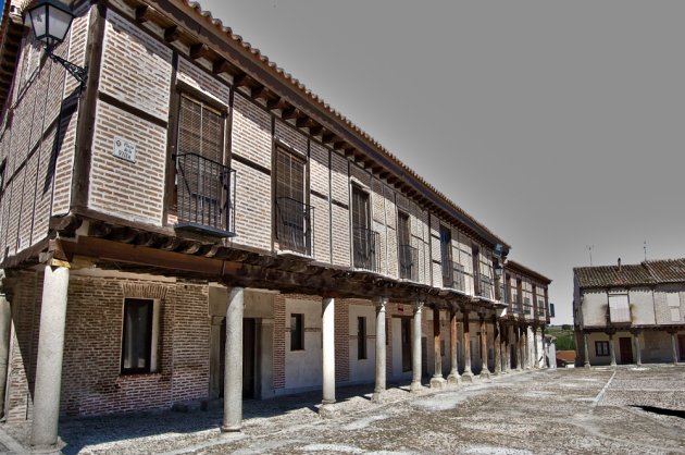 Foto de la plaza de la Villa de Arévalo. Un pueblo de Castilla dónde vivió Isabel la Católica