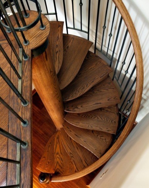 Spiral staircases. What are the spiral staircase? How define a spiral staircase?