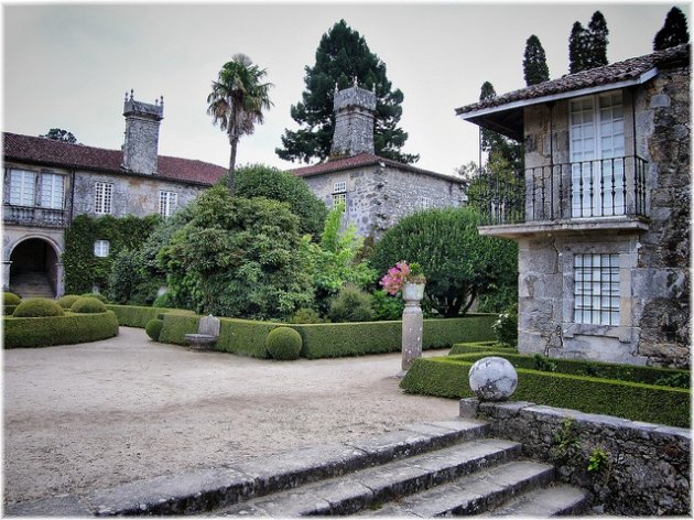 El palacio de Oca en Pontevedra. El generalife del norte, un palacio de origen castrense y con unos hermosos jardines 