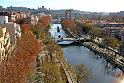 el puerto de madrid del rio manzanares