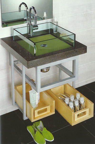 Tendencias: diseño de baños y aseos con elementos de vidrio