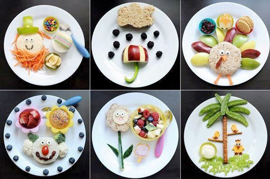 Algunos platos divertidos para convencer a nuestros hijos de que hay que comer de todo