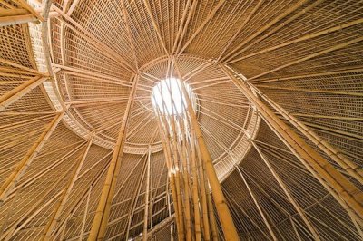 el uso de bambu en construcción