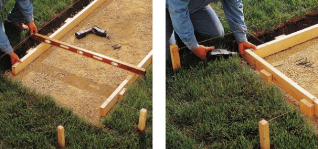 Cómo hacer un solado de terrazo in situ. cómo realizar el encofrado o cajeado de madera para el solado  