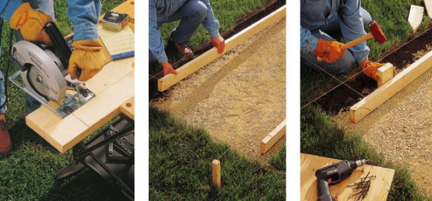 Cómo hacer un solado de terrazo in situ. cómo realizar el encofrado o cajeado de madera para el solado  