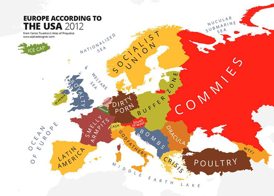 Una visión diferente del mundo a través de 4 mapas  del mundo 