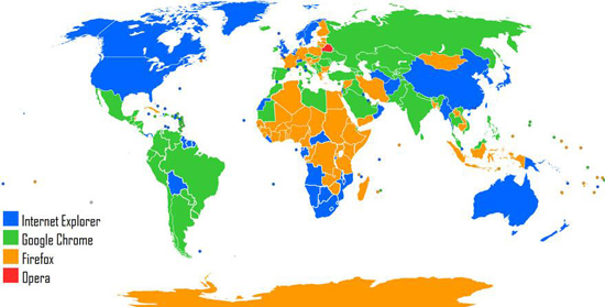 Una visión diferente del mundo a través de 4 mapas  del mundo 