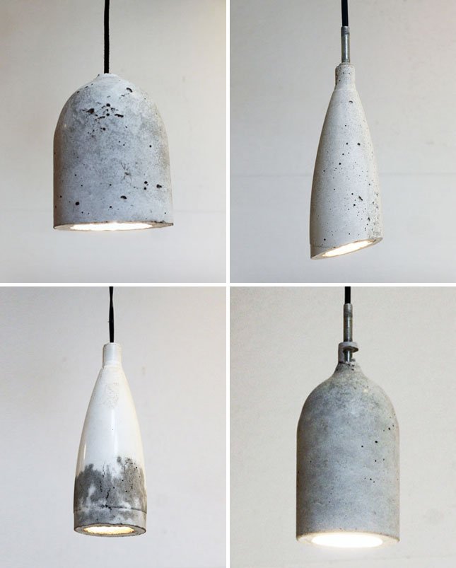 Cómo hacer una lámpara de cemento con muy poco dinero 