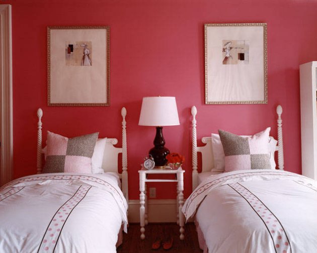 El color rosa en decoración, pintar de rosa mi pared  
