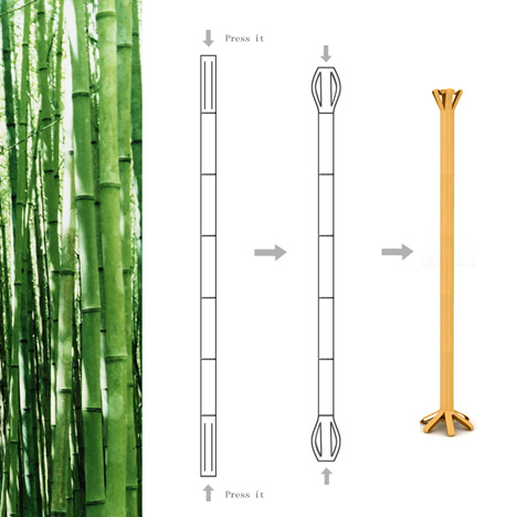 Cómo hacer un sencillo y original perchero con una caña de bambú 
